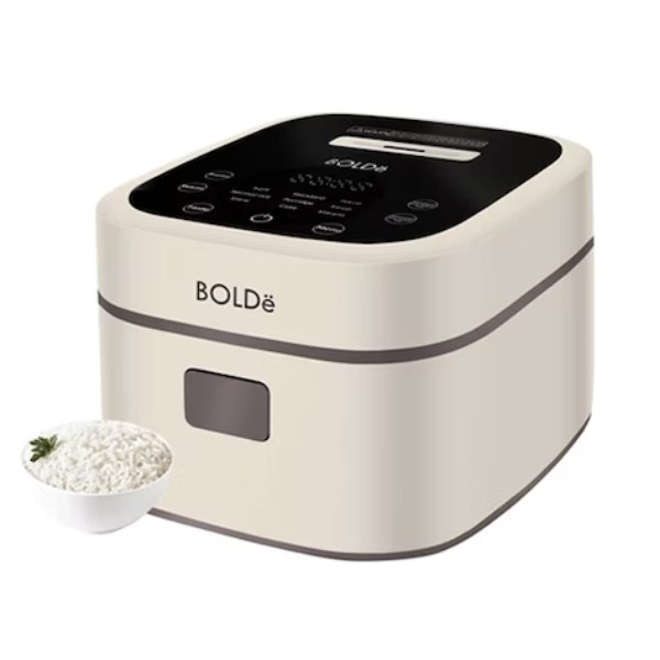 Digital Rice Cooker Bolde SUPER COOK LESS SUGAR CELICA 1.2L