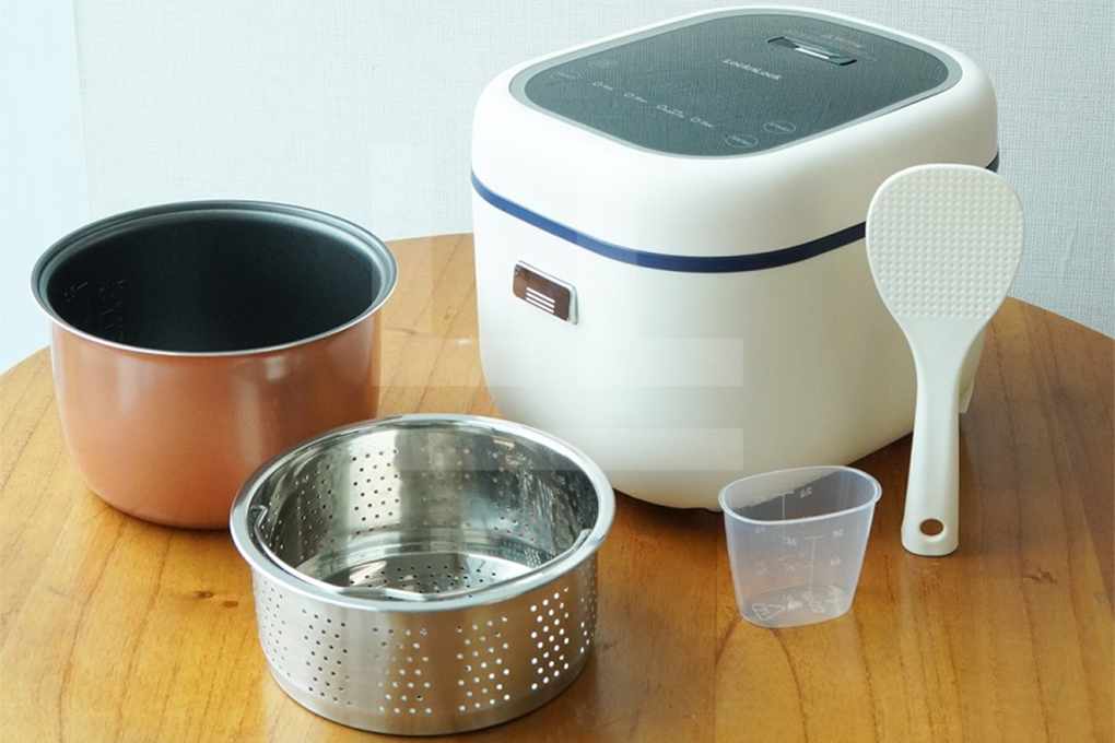 Digital Rice Cooker LocknLock EJR821WHT 2L White 2