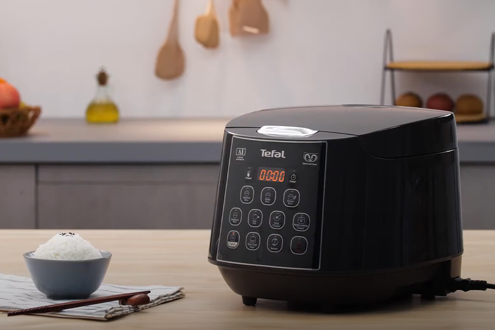 Digital Rice Cooker Tefal RK736B 1.8L Black