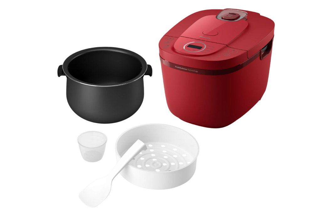 Digital Rice Cooker Philips HD4712/31 1.8L Red