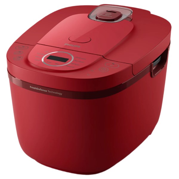 Digital Rice Cooker Philips HD4712/31 1.8L Red