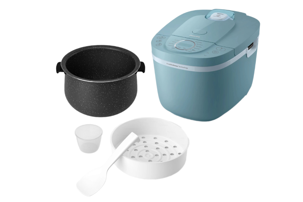 Digital Rice Cooker Philips HD4716/33 1.8L Blue