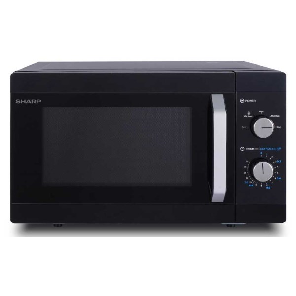 Microwave tanpa Pemanggang Sharp R-223MA-BK 23L