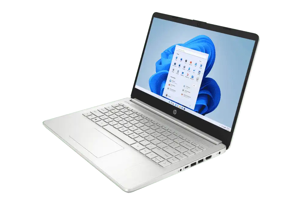 Laptop HP 14S-DQ3051TU Intel Pentium N6000/4GB/256GB/Win11 (6K3R0PA) SILVER
