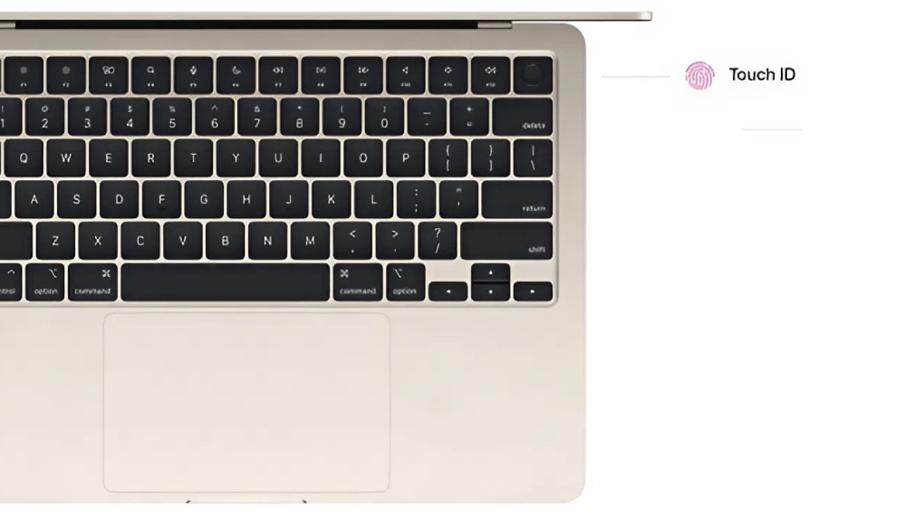 Touch ID - Macbook Air 2022 M2 13.6 SLV/8C CPU/10C GPU/8GB/512GB M2