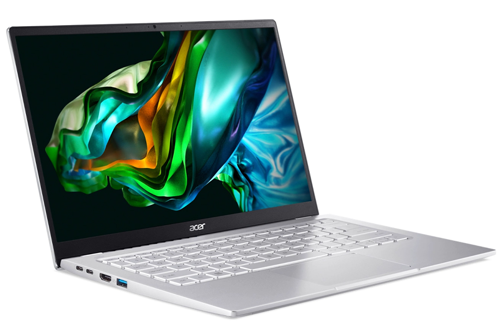 Laptop Acer Swift Go Ultrathin Ryzen 5-7530U/16GB/512GB SSD/Win11 (SFG14-41-R72E) PURE SILVER 2