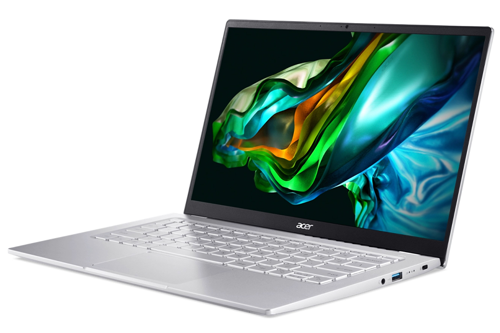 Laptop Acer Swift Go Ultrathin Ryzen 5-7530U/16GB/512GB SSD/Win11 (SFG14-41-R72E) PURE SILVER 3