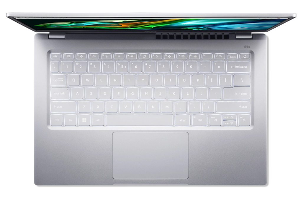 Laptop Acer Swift Go Ultrathin Ryzen 5-7530U/16GB/512GB SSD/Win11 (SFG14-41-R9YR) PURE SILVER