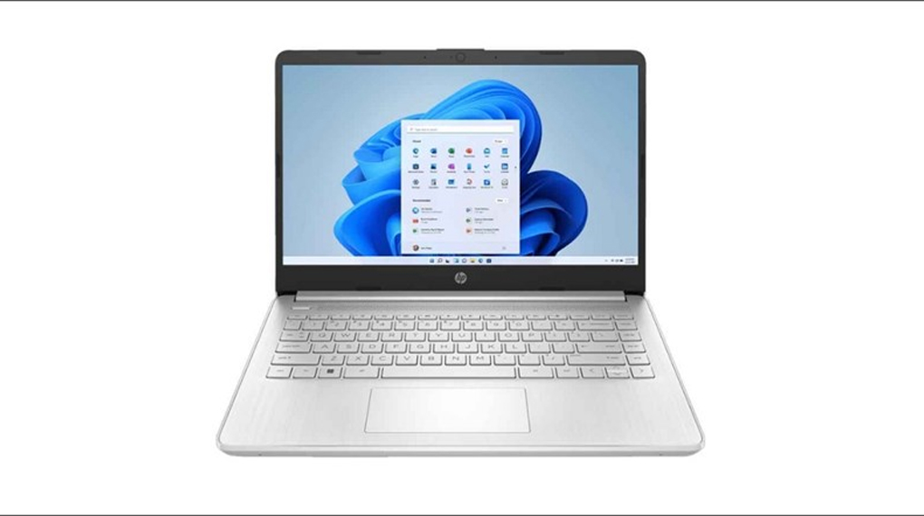 Layar - Laptop HP 14s-fq1135AU Ryzen 5-5500U/8GB+8GB/512GB (8G1D0PA#AR6) SILVER