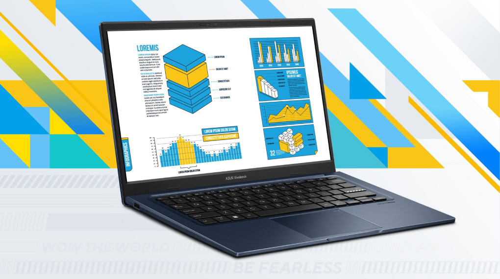 Performa - Laptop Asus Vivobook 14 i3-1215U/8GB/256GB/OPI/Win11 (A1404ZA-IPS321) Quiet Blue