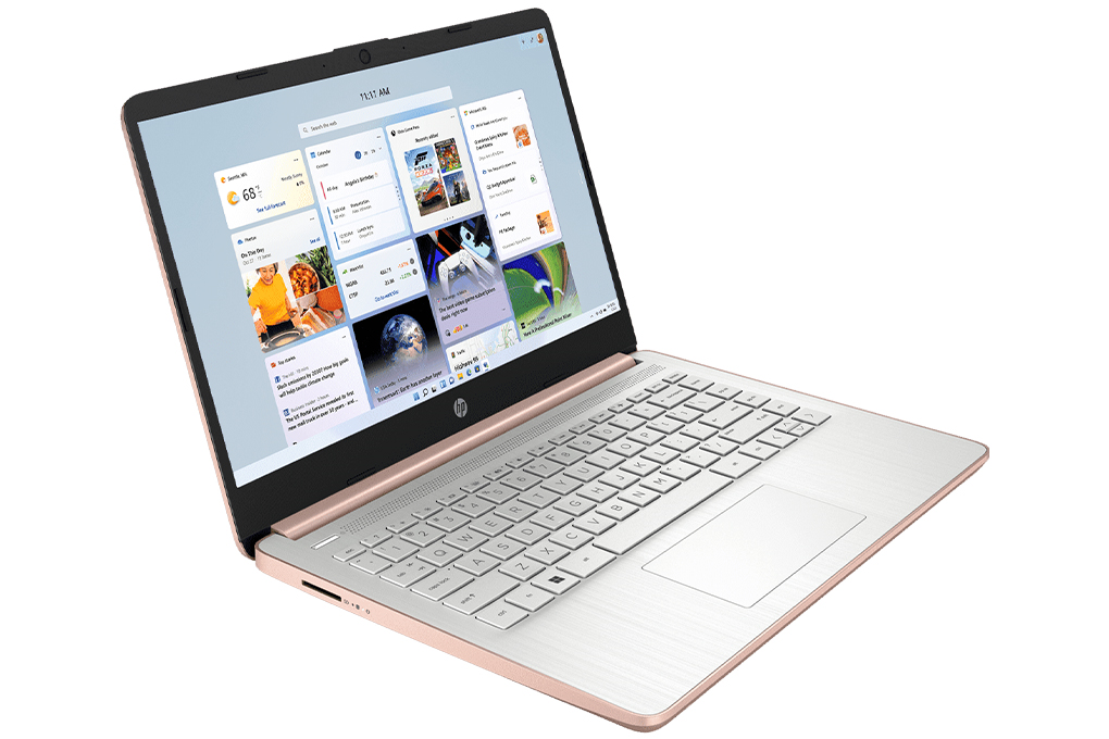 Laptop HP Notebook 14S FQ1136AU AMD Ryzen 5-5500U/8GB/512GB/Win 11(8G1D1PA#AR6) GOLD
