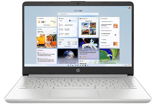 Laptop HP 14s-fq1009AU AMD Ryzen 3-5300U/8GB/512GB (94B54PA#AR6) Silver