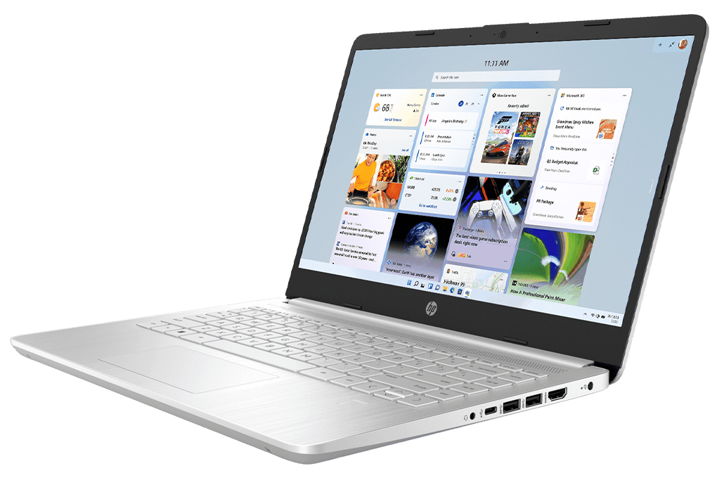 Laptop HP 14s-fq1009AU AMD Ryzen 3-5300U/8GB/512GB (94B54PA#AR6) Silver