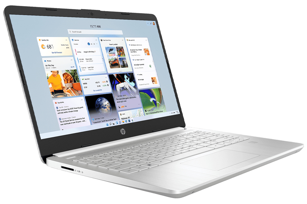 Laptop HP 14s-fq1009AU AMD Ryzen 3-5300U/8GB/512GB (94B54PA#AR6) Silver