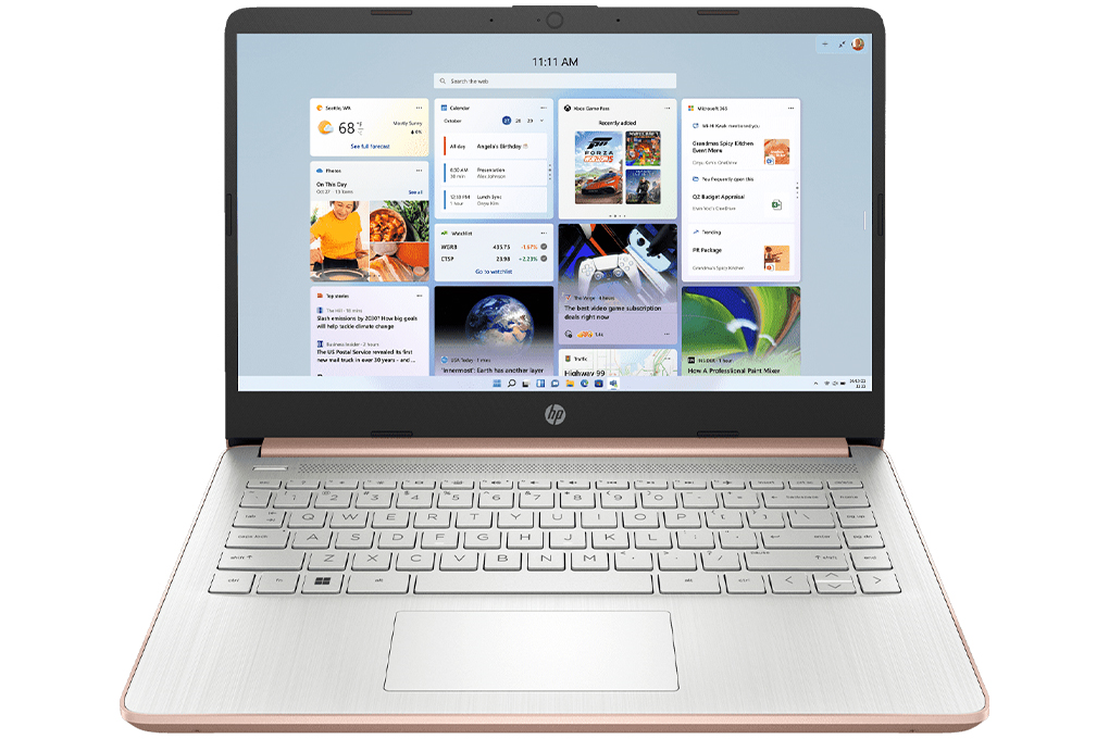 Laptop HP 14s-fq1011AU AMD Ryzen 3-5300U/8GB/512GB (94B55PA#AR6) Gold