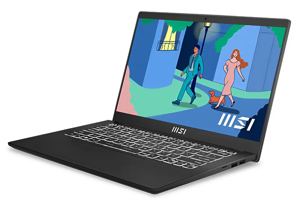 Laptop MSI Modern 14 C12MO Intel Core i3-1235U/8GB/512GB/W11/OHS (MSI-9S7-14J112-1237) Black
