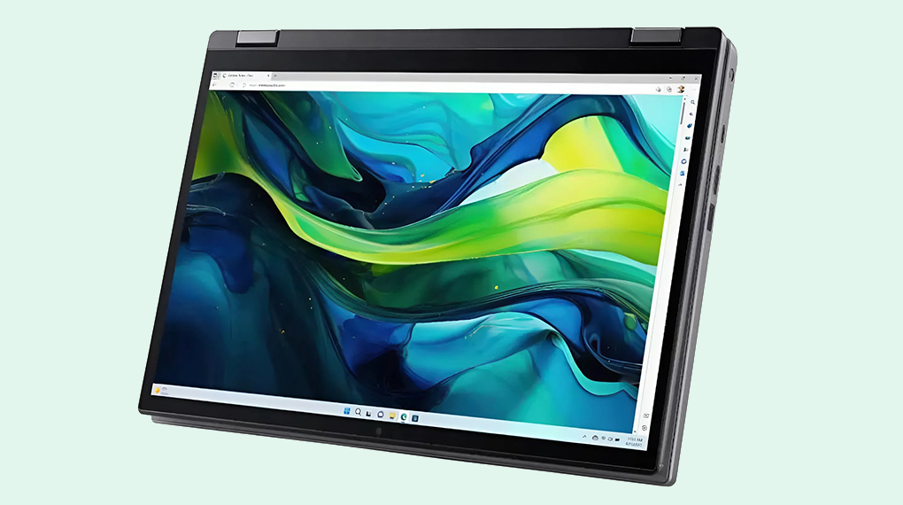 Desain Modern - Laptop Acer Aspire Spin 14 Intel Core 3-100U/16GB/512GB/OHS/W11 (ASP14-51MTN-351C) Grey