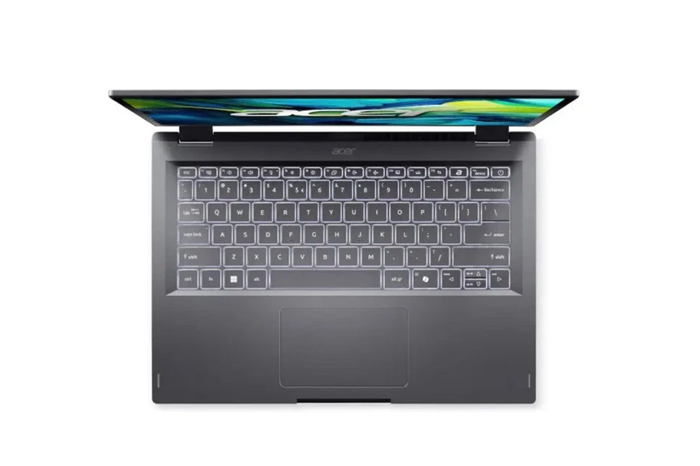 Laptop Acer Aspire Spin 14 Intel Core 3-100U/16GB/512GB/OHS/W11 (ASP14-51MTN-351C) Grey
