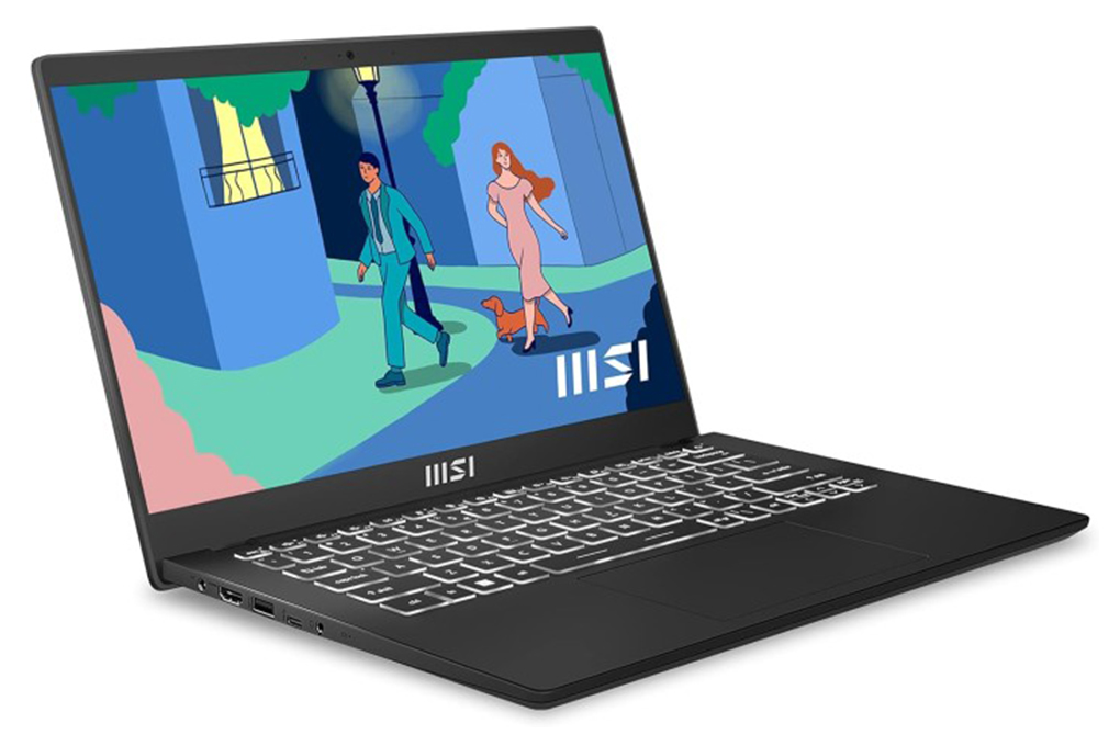 Laptop MSI Modern 14 C7M Ryzen 5-7530U/AMD Radeon/8GB/512GB/W11 (9S7-14JK12-224) Black