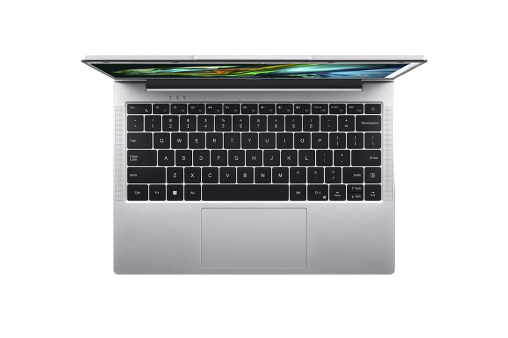 Laptop Acer Aspire Lite Intel N100/8GB/256GB/OHS+M365/Win11 (AL14-31P-C0WW) Silver