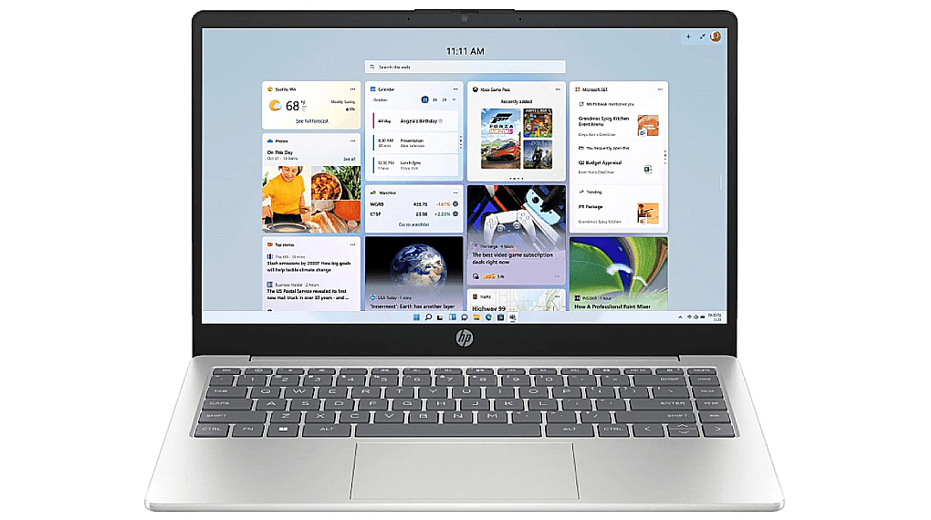 Layar - Laptop HP 14-ep0555TU Intel Core i3-1215U/8GB/512GB/Win11 (A20GXPA#AR6) Silver