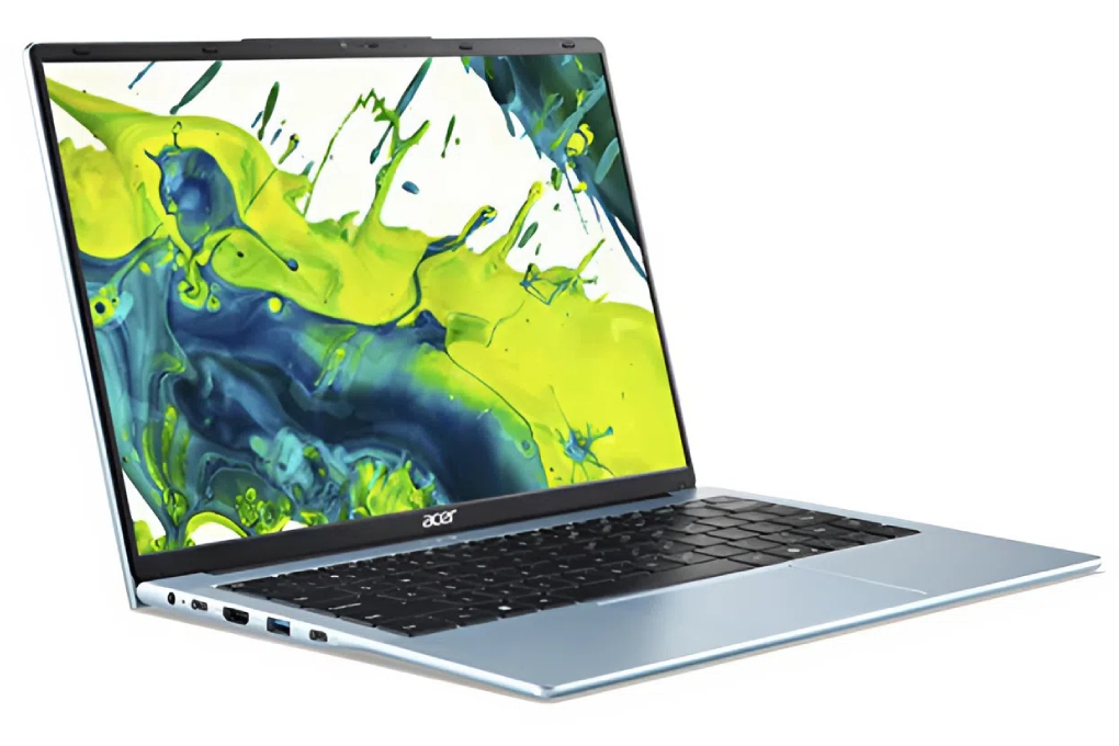 Laptop Acer Aspire Lite 14 Intel Core 3-N355/8GB/512GB/M365/Win11 (AL14-32P-37CE) Blue