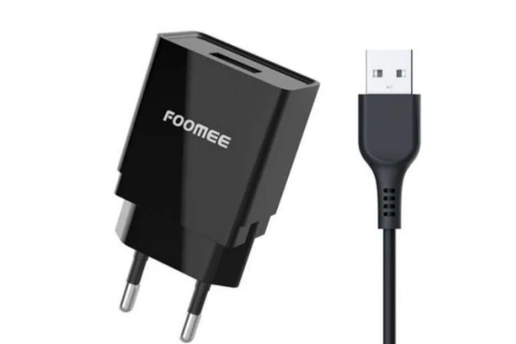 Charger Micro 7.5W 1m Foomee CC27s BLACK
