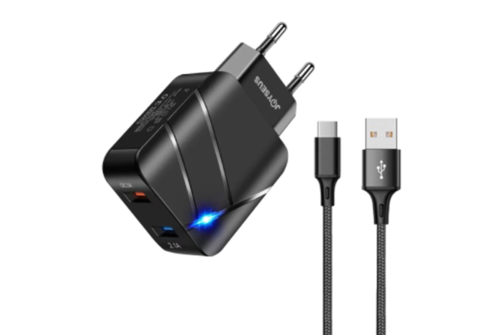 Charger Type C Dual Port QC3.0 18W 1m Joyseus CL0023-C