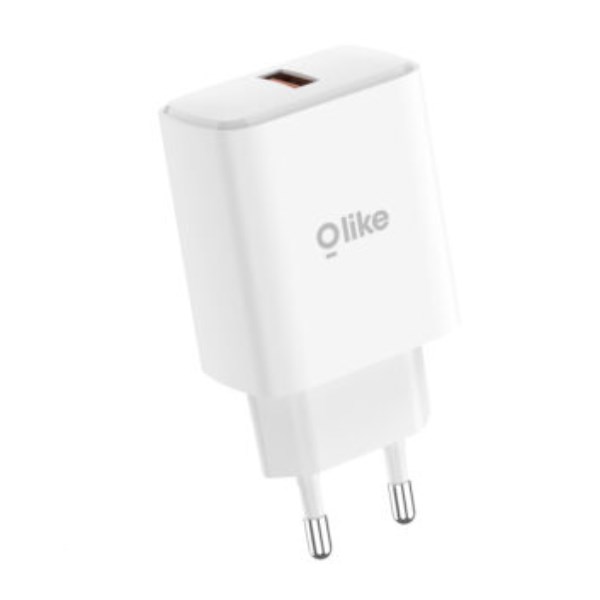 Charger Type C 1 Port QC3.0 18W 1m Olike C303 WHITE