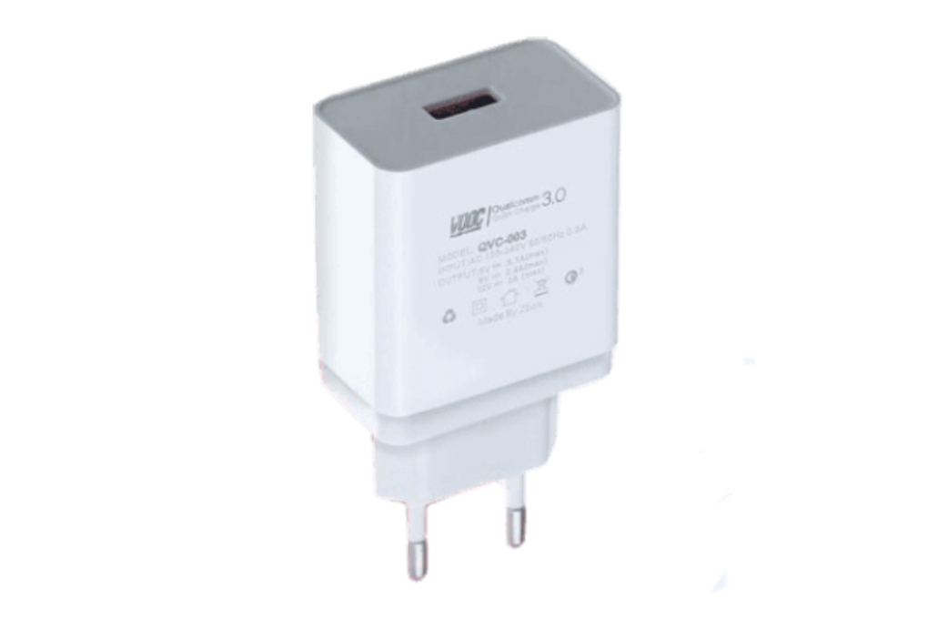 Charger Type C 1 Port QC3.0 15.5W 1m Zbox QVC-003