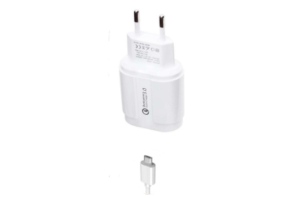 Charger Micro 1 Port QC3.0 15W 1m Zbox Z330 WHITE