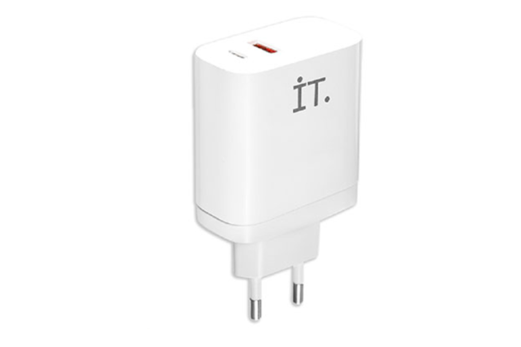 Adaptor Dual Port 30W IT WHITE