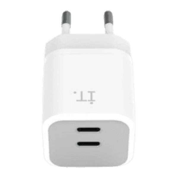 Adaptor Type C Dual Port 35W IT Cube WHITE