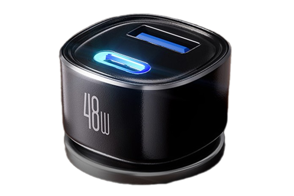 Car Charger Dual Port USB A - Type C 48W Vivan VCC07