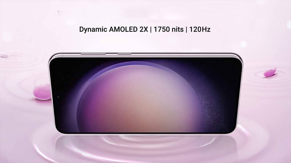 Smartphone Samsung Galaxy S23 8GB/256GB PHANTOM BLACK - Layar