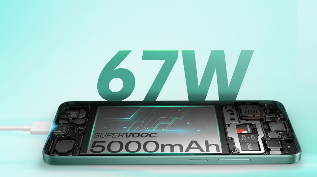 Smartphone Oppo A78 4G CPH2565 8GB/256GB GREEN - Baterai dan Kemampuan Charging Smartphone Oppo A78 4G CPH2565 8GB/256GB GREEN - Baterai dan Kemampuan Charging