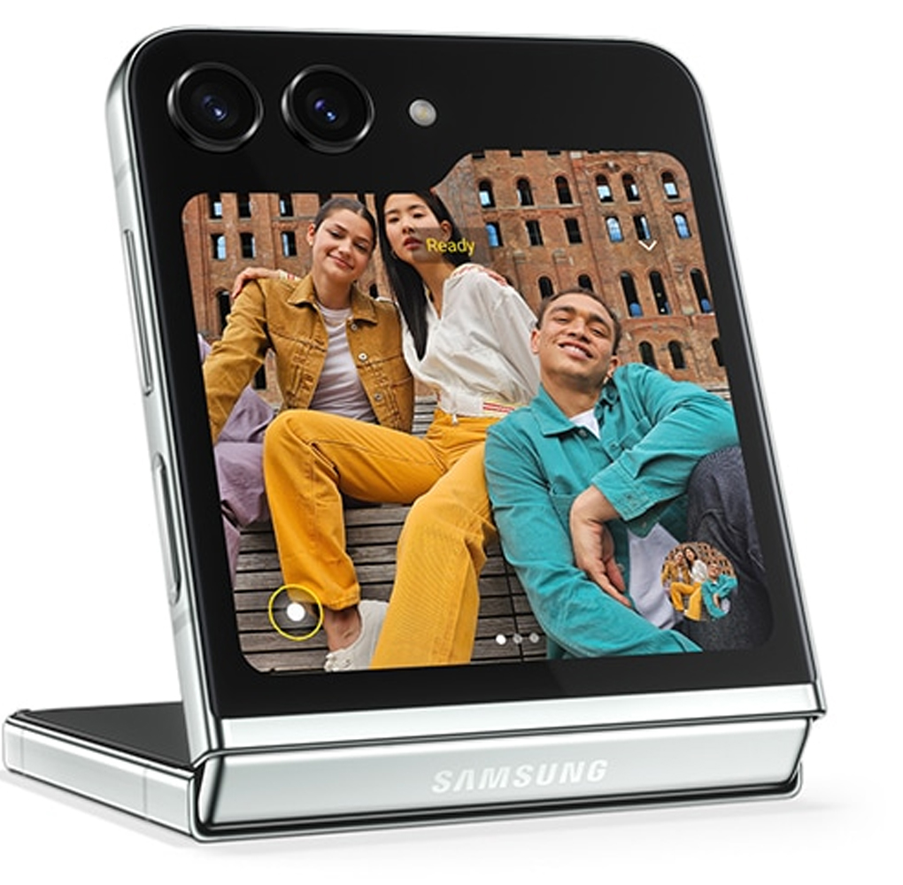 Kamera depan - Smartphone Samsung Galaxy Z Flip5 8GB/512GB MINT Kamera depan - Smartphone Samsung Galaxy Z Flip5 8GB/512GB MINT