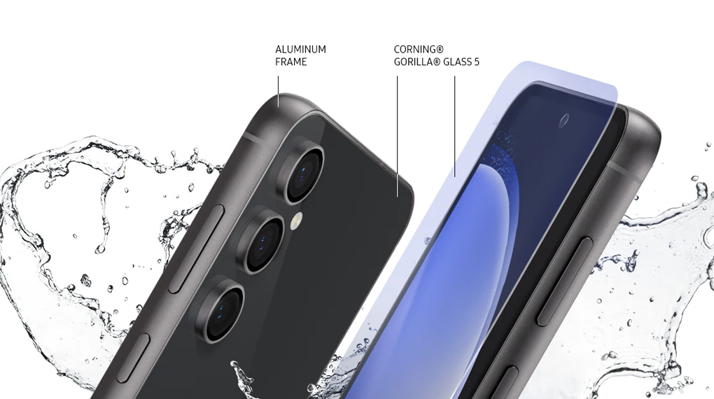 Desain dan teknologi tahan air - Smartphone Samsung Galaxy S23 FE 8GB/256GB PURPLE Desain dan teknologi tahan air - Smartphone Samsung Galaxy S23 FE 8GB/256GB PURPLE