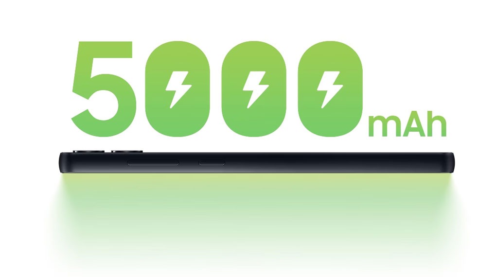 Smartphone Samsung Galaxy A05 - Kapasitas Baterai