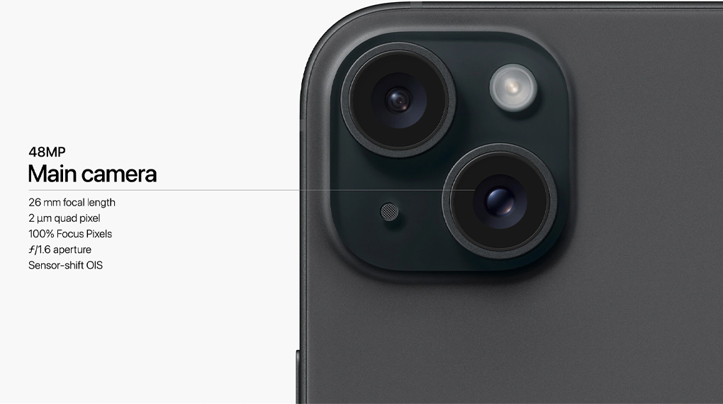 Kamera - Smartphone iPhone 15 Plus 6GB/128GB BLACK Kamera - Smartphone iPhone 15 Plus 6GB/128GB BLACK