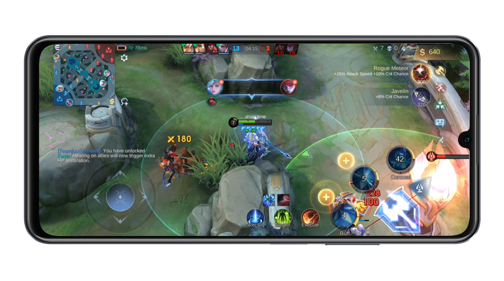 Frekuensi sapuan - Smartphone Realme Note 50 4GB/128GB MIDNIGHT BLACK