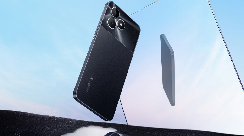 Desain - Smartphone Realme Note 50 4GB/128GB MIDNIGHT BLACK