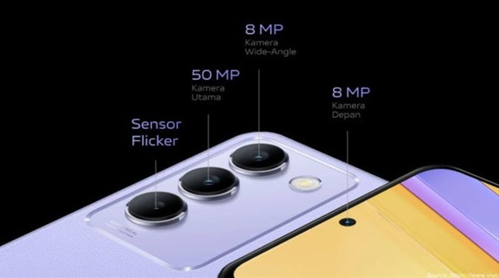 Kamera - Smartphone Vivo Y100 5G 8GB/256GB HITAM ONYX Kamera - Smartphone Vivo Y100 5G 8GB/256GB HITAM ONYX