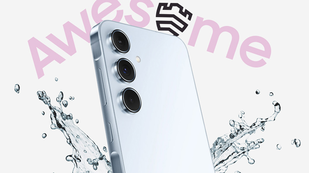 Teknologi tahan air dan debu - Smartphone Samsung Galaxy A55 5G 8GB/256GB ICE BLUE