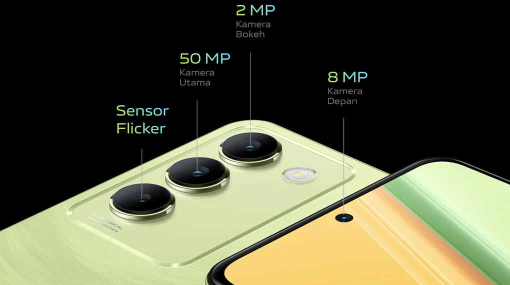 Kamera - Smartphone Vivo Y100 4G 8GB/128GB Kamera - Smartphone Vivo Y100 4G 8GB/128GB