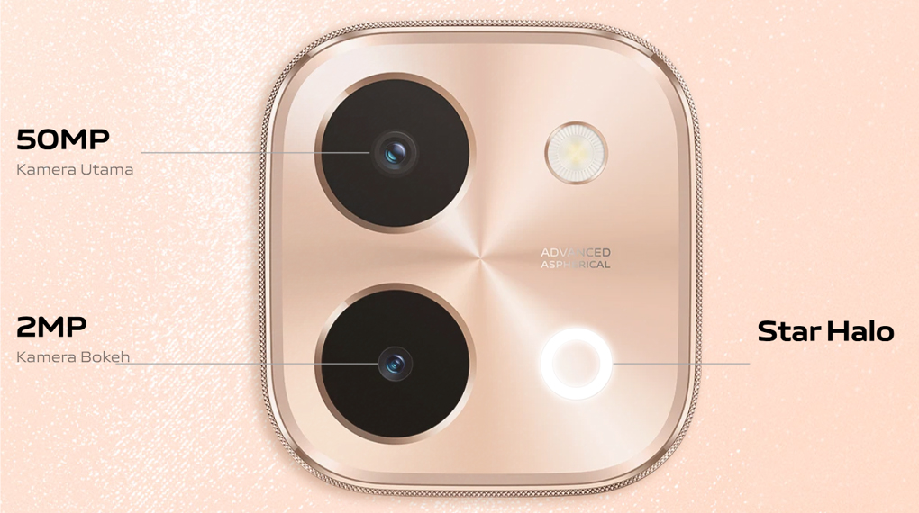 Kamera - Smartphone Vivo Y28 8GB/256GB