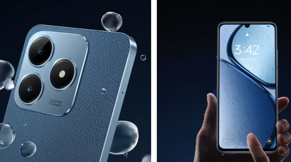 IP54 dan fitur Rainwater Smart Touch - Smartphone Realme C63 6GB/128GB JADE GREEN IP54 dan fitur Rainwater Smart Touch - Smartphone Realme C63 6GB/128GB JADE GREEN