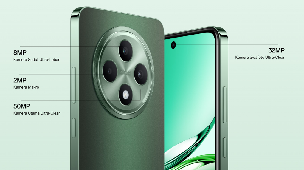 Kamera - Smartphone Oppo Reno12 F 4G 8GB/256GB