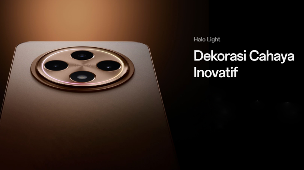 Fitur Halo Light - Smartphone Oppo Reno12 F 5G 12GB/512GB