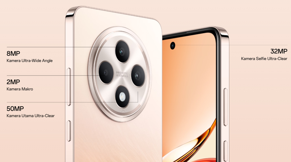 Kamera - Smartphone Oppo Reno12 F 5G 12GB/512GB